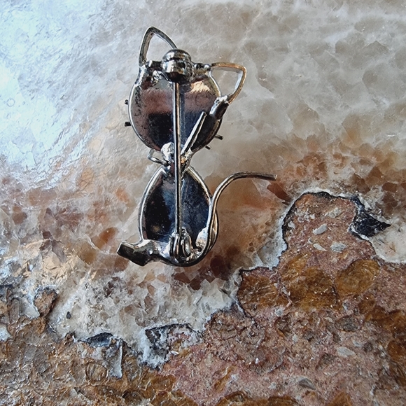 Vintage Kitty Cat Brooch - Picture 3 of 6